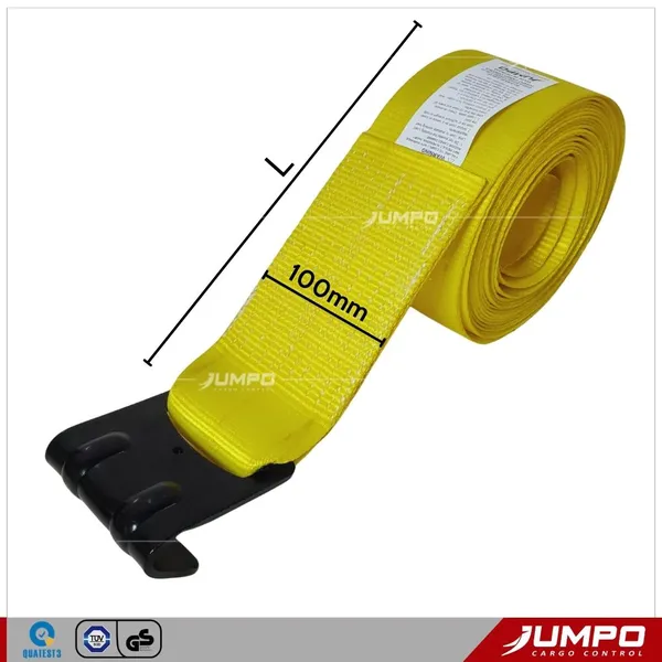 Flat Hook Lashing Straps for winch straps