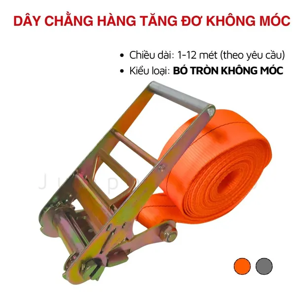 Dây cảo chằng hàng bản 100mm 10 tấn không móc