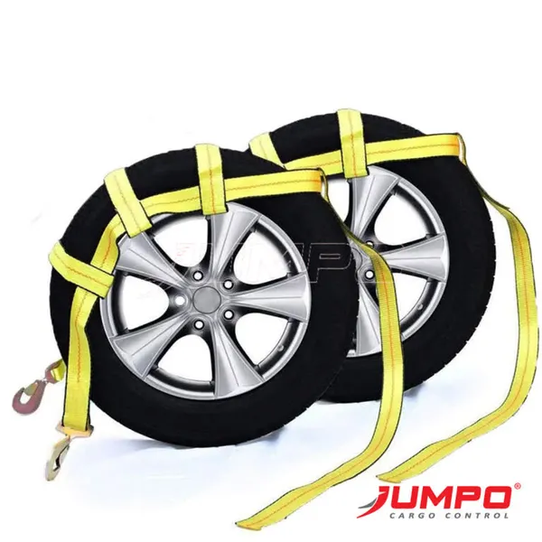 Dây Chằng Hàng Bánh Xe 2 Móc Snap Hook Xoắn