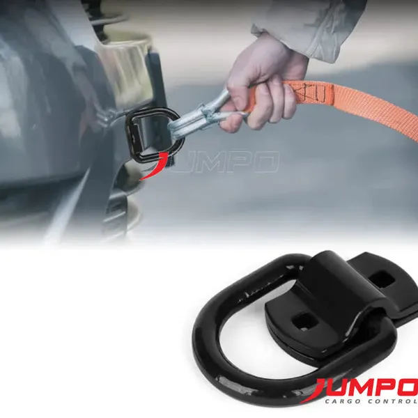 Móc neo chằng hàng D-ring 12mm đế 2 lỗ