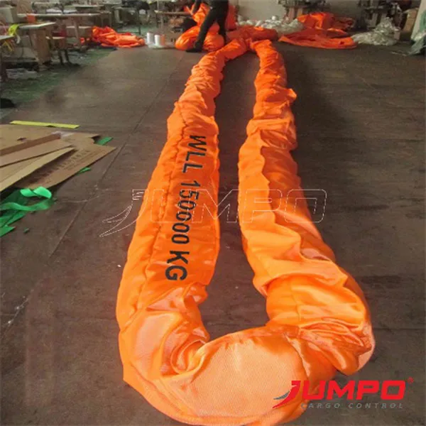 Cáp vải tròn cẩu hàng 150 tấn round-sling