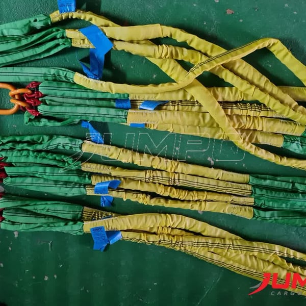 Sling cáp vải cẩu hàng 3 chân -cáp vải tròn (round sling)