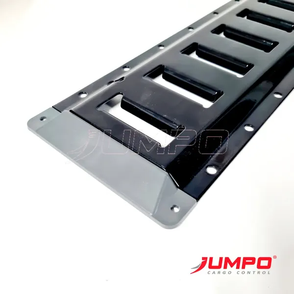 Ốp nhựa che đầu ray E-track kiểu ngang