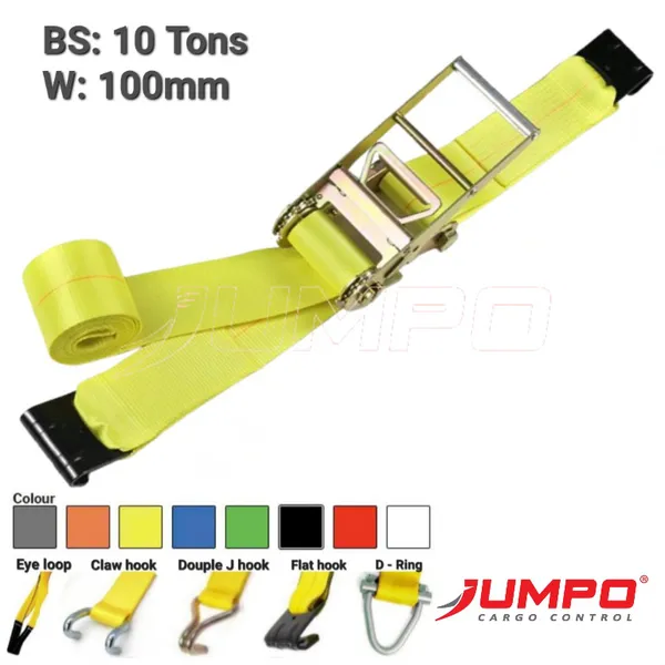 Ratchet Tie Down Straps 100mm