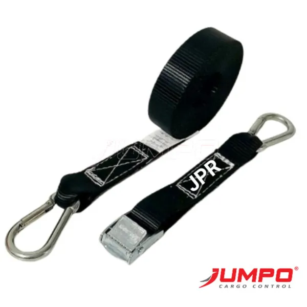 Dây chằng hàng khóa cam 25mm BS250kg 2 đầu móc