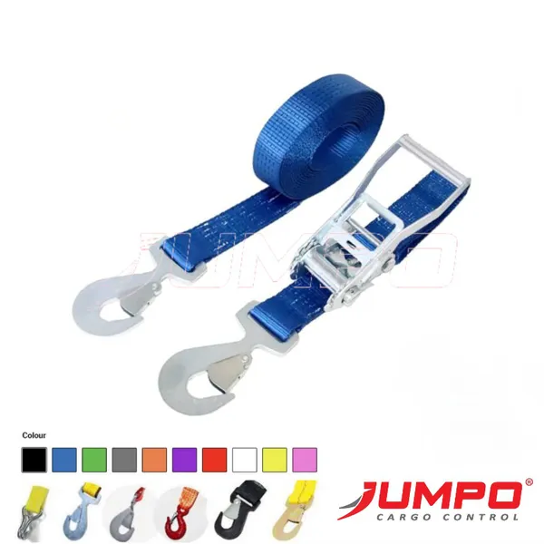 Bs5000kg 2 inch Ratchet strap tie down with snap hook
