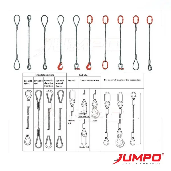 Steel Wire Rope 1-Leg Lifting Sling
