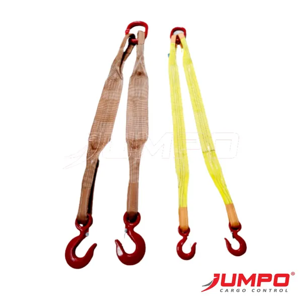 Cáp vải dẹp cẩu hàng 2 chân