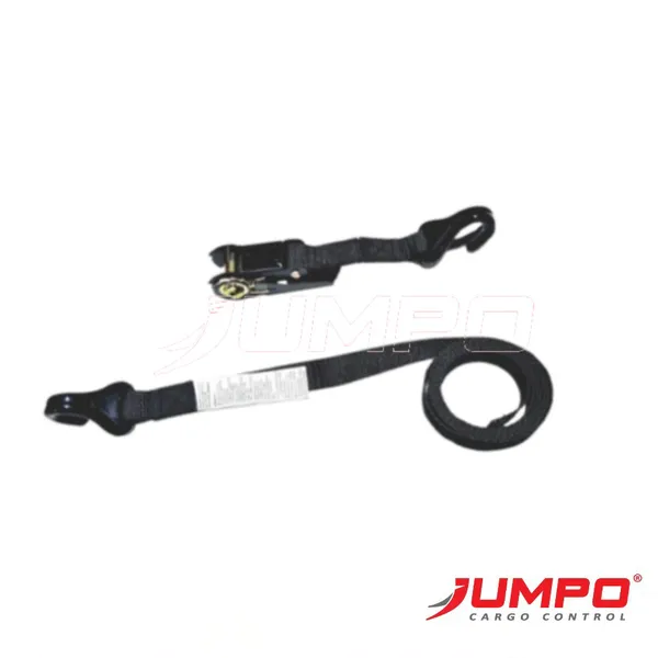 Ratchet strap 25mm 1" J hook Powder coat & Snap hook plastic