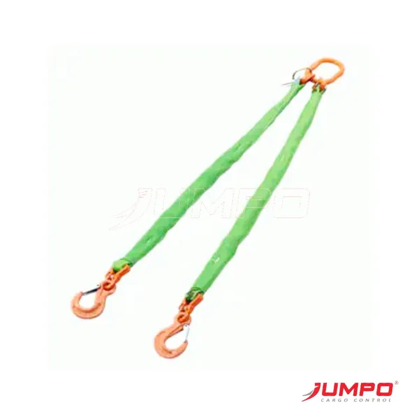 Dây cáp vải cẩu hàng 2 chân cáp vải tròn round sling