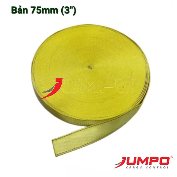 Dây đai polyester bản 75mm 10 tấn