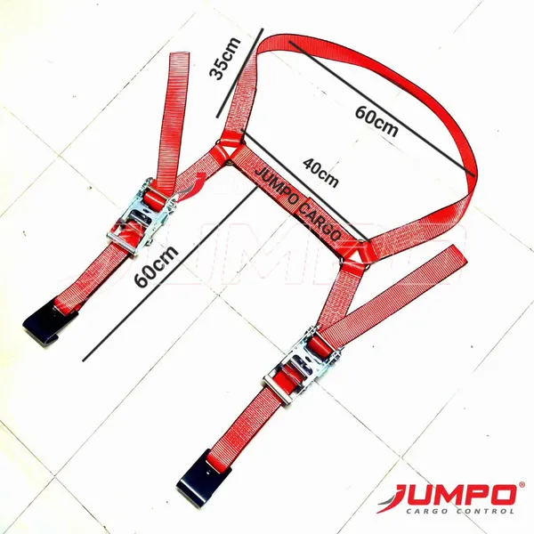 Dây chằng hàng bánh xe ô tô loại 2 tăng đơ móc Flat hook