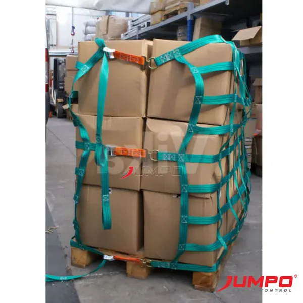 Lưới chằng hàng pallet tải nặng dây đai polyester