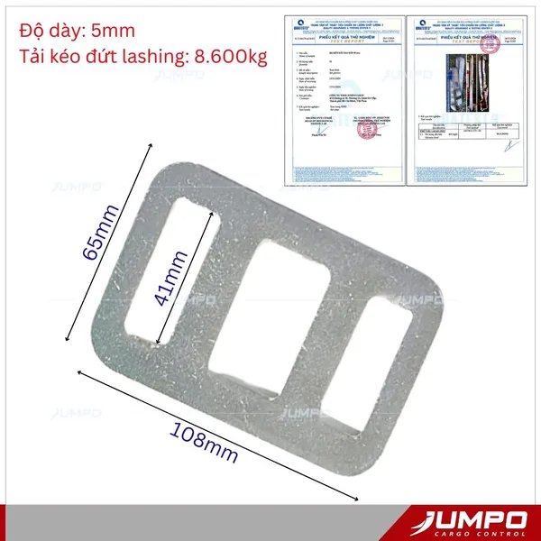 Bọ khóa siết dây đai bản 40mm chằng hàng lashing