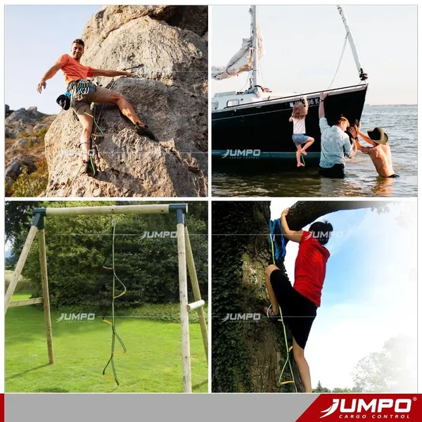 Thang Dây Thoát Hiểm 1 Line– Thang Leo Trèo Dã Ngoại Gọn Nhẹ