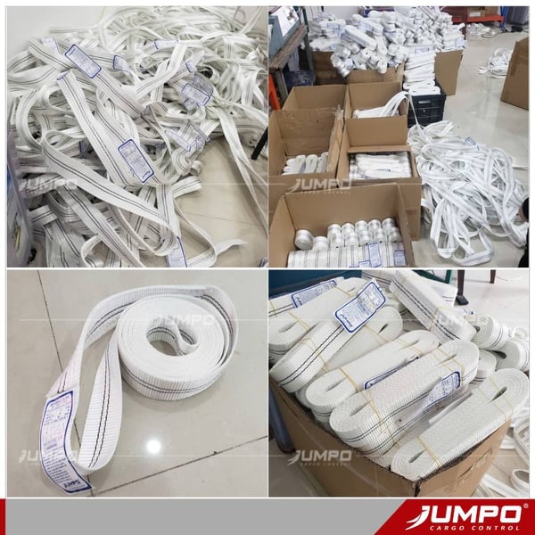Cáp vải cẩu hàng sử dụng 1 lần kiểu vòng tròn