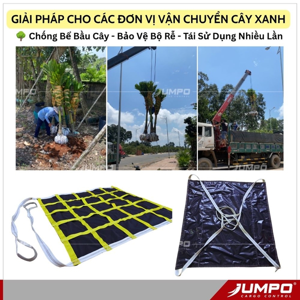 Lưới Cẩu Cây Cảnh Cây Công Trình – Chịu Tải Từ 500kg Đến 10 Tấn