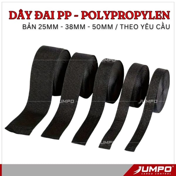 Dây Đai Dệt PP Bản 25mm / 38mm / 50mm – Dây Đai Polypropylene