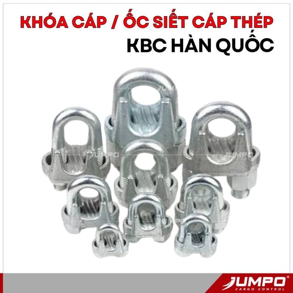 Khóa Siết/ Ốc Siết Cáp Thép Hàn Quốc KBC Chính Hãng
