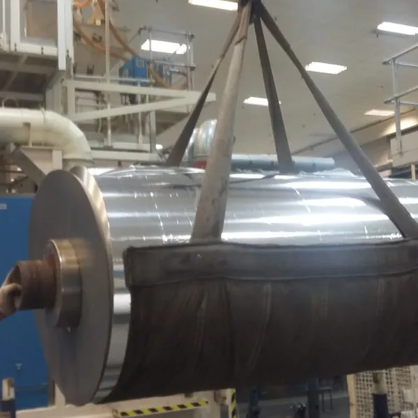 Lưới cẩu cuộn cẩu ống mềm thân lưới liền lớn 2 tấn