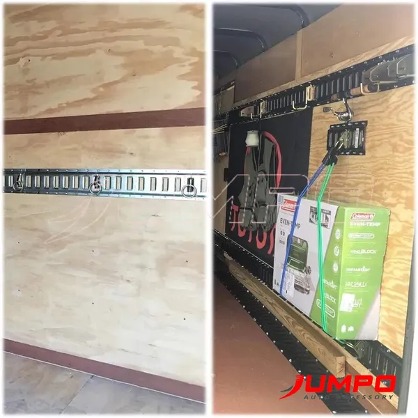Thanh ray e-track kiểu ngang sơn tĩnh điện