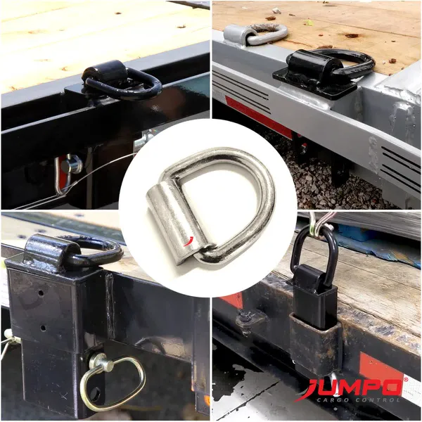 Móc neo chằng hàng D- Ring đế hàn 12mm