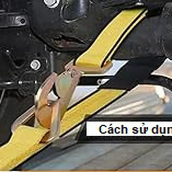 Dây chằng hàng tăng đơ 50mm móc snap hook xoắn và D-ring