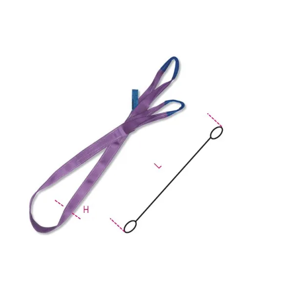 Dây Cáp Vải Cẩu Hàng 1 Tấn Bản Dẹt