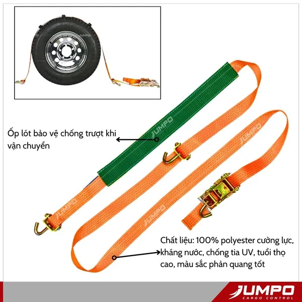 Tie Down Wheel Strap