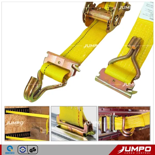 Dây Chằng Hàng Bản 5cm Móc E Track - Móc J