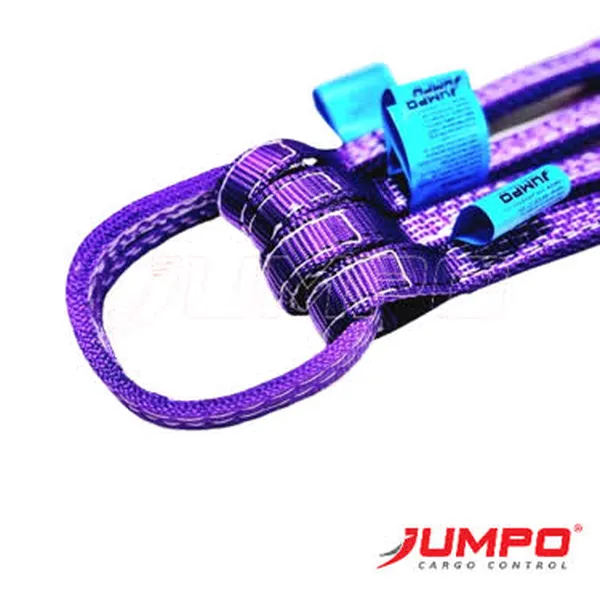 Cáp vải cẩu hàng 4 chân vòng khoen (khuyên) dây bẹ vải