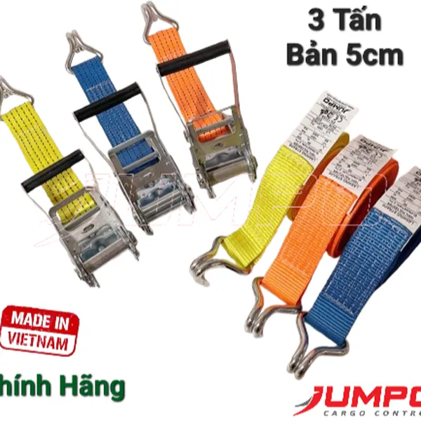 Dây Chằng Hàng Tăng Đơ Bản 50mm 3 Tấn - Theo Yêu Cầu