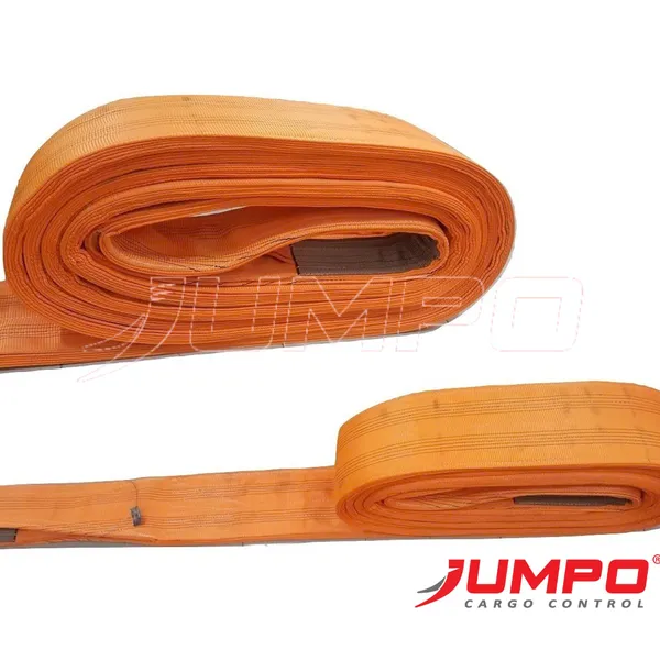 Cáp vải cẩu hàng bản dẹp 36 tấn may 6 lớp