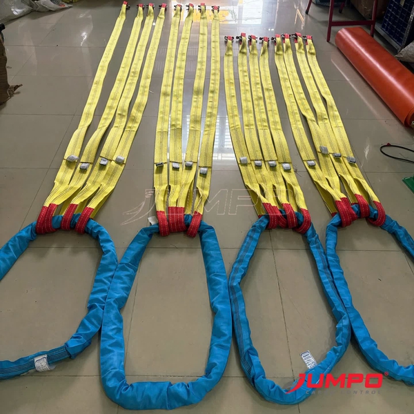 Sling cáp vải cẩu hàng khoen vải cẩu lớn - sản xuất theo yêu cầu
