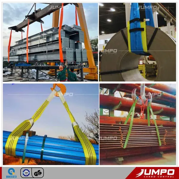 Cáp vải dẹp 2 đầu mắt 60 tấn - sản xuất theo yêu cầu