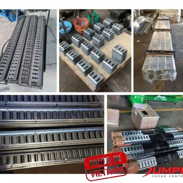 Thanh ray e-track kiểu ngang sơn tĩnh điện