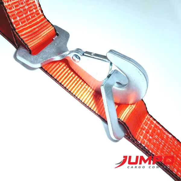 Dây chằng hàng tăng đơ 50mm móc snap hook xoắn và D-ring