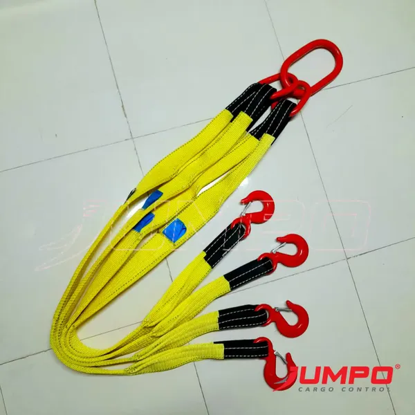 Cáp vải dẹp cẩu hàng 2 chân