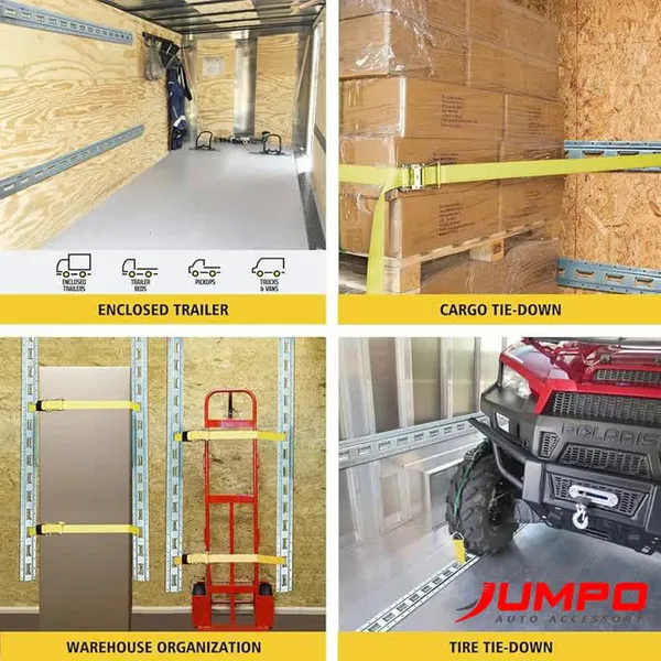 Thanh ray e-track kiểu đứng sơn tĩnh điện