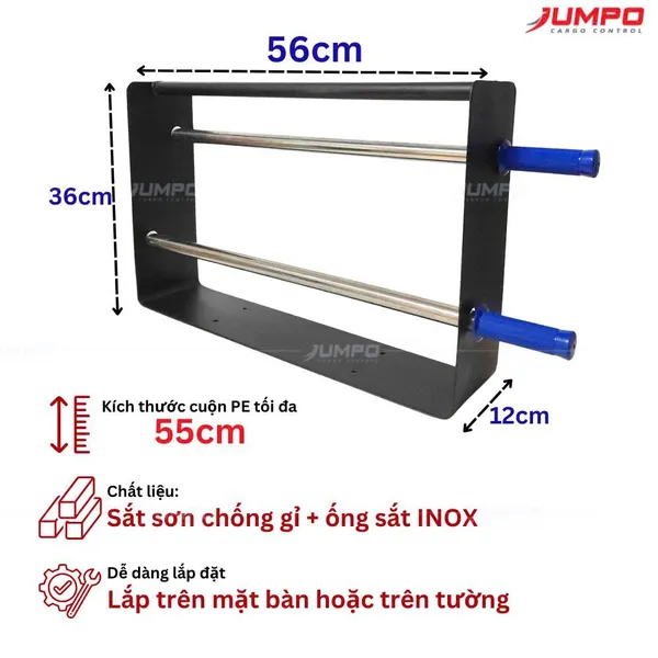 Dụng cụ quấn màng PE ngang 2 tầng