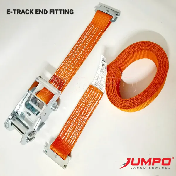 Dây chằng hàng tăng đơ bản 5cm tay cầm ngắn 2 đầu khóa E-track