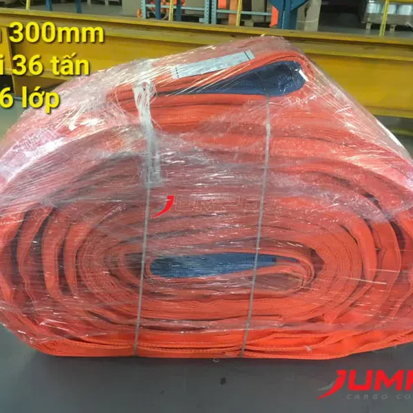 Dây cáp vải cẩu hàng 6 lớp tải gấp 3 lần