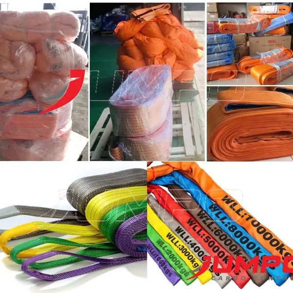 Dây Cáp Vải Cẩu Hàng 5 Tấn Bản 125mm hệ số 6:1