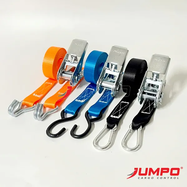Dây Chằng Hàng Tăng Đơ Bản 25mm 1 Tấn Móc J - Móc S - móc khác