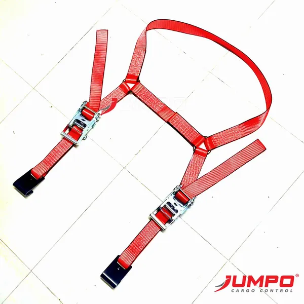 Dây chằng hàng bánh xe ô tô loại 2 tăng đơ móc Flat hook