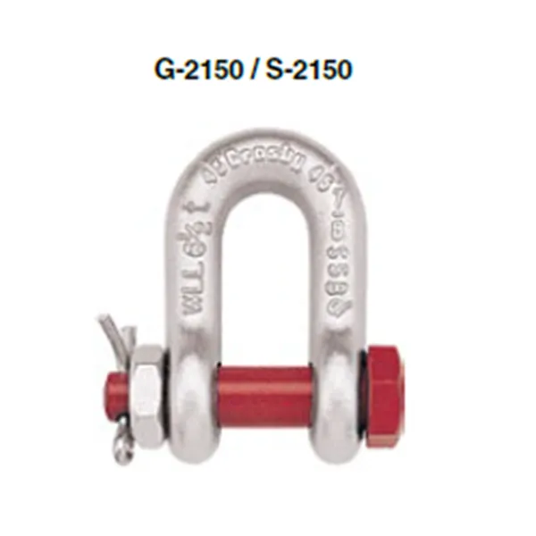Ma ní chữ U chốt xỏ an toàn Crossby USA G-2150_S-2150