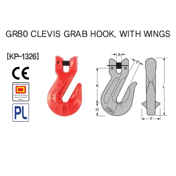 Móc thu ngắn xích Hàn Quốc KBC G80 kp-1326