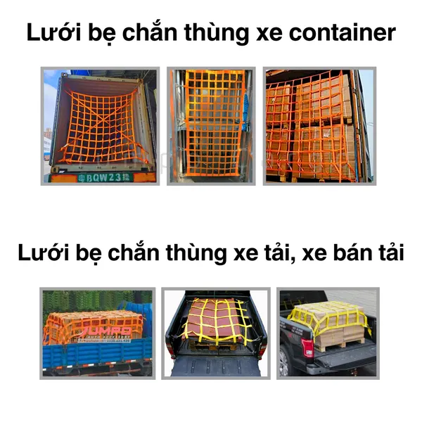 Lưới Bẹ Chắn Hàng Mui Xe - Thùng Xe Jumpo
