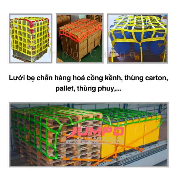 Lưới Bẹ Chắn Hàng Mui Xe - Thùng Xe Jumpo