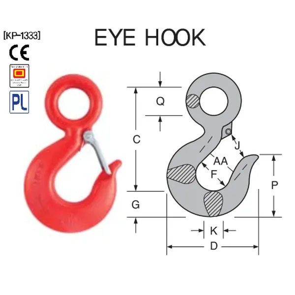 Móc cẩu mắt KBC - Hàn Quốc KP-1333